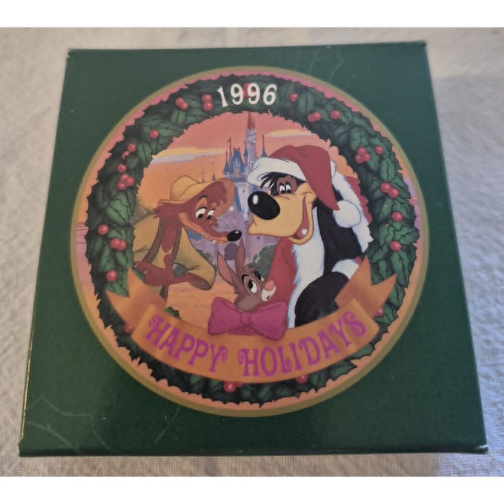 1996 Disney Christmas Collection Happy Holidays Theme Park Exclusive Ornament